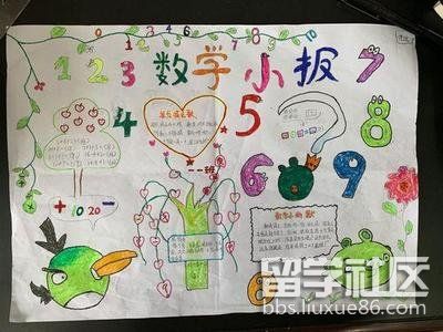 一年级数学手抄报简单又漂亮（2）.jpg